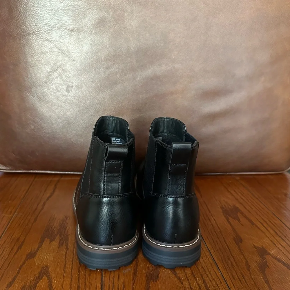 Sonoma Black Leather Chelsea Boots